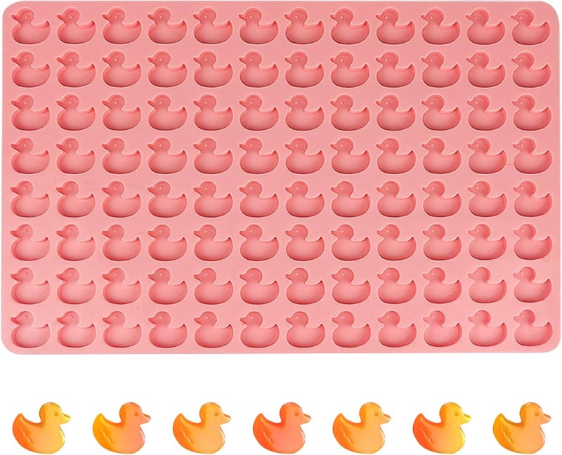 EDUEE Mini Duck Silicone Molds Pet Molds for Dog Treat 96 Cavity for Baking Biscuits, Cookie, Candy, Chocolate, Gummy, Cookie - Image 1